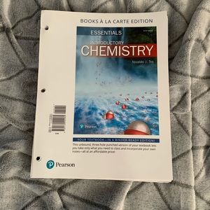 Introductory Chemistry book, Pearson